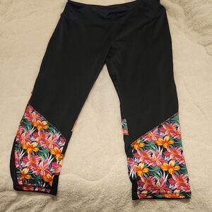 Zone Pro Black and Pink Athletic Leggings